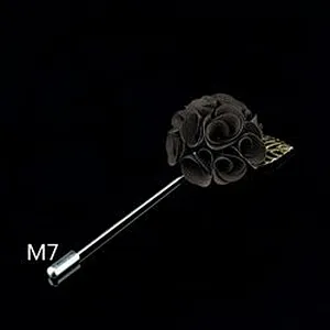 Custom flower boutonniere wedding Fashion womens brooch flower pin Wholesale flower lapel pins mens suit