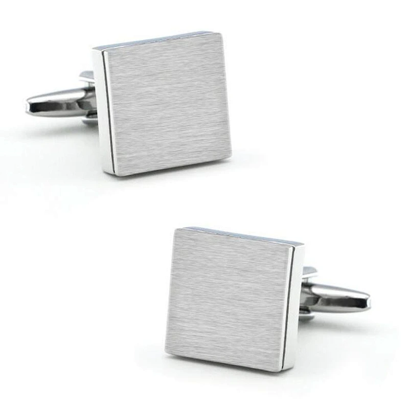 wholesale fashion mens elegant black square cufflinks