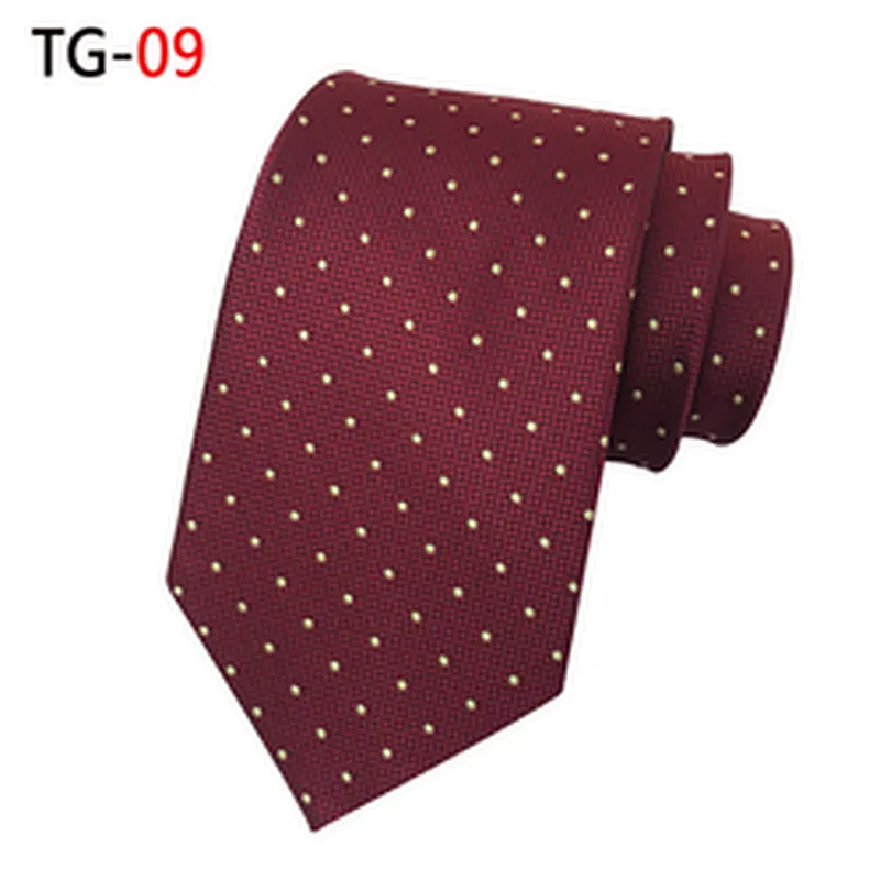 Classic Grid Corbatas Hombres Polyester Woven Neck Ties For Men Luxury Ties Men Custom Logo
