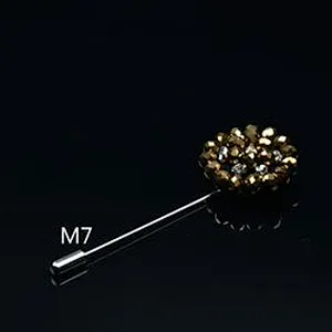 Groomsman Corsage Flower Fashionable Broches Pins Brooches Women Custom Lapel Pins For Suit Men