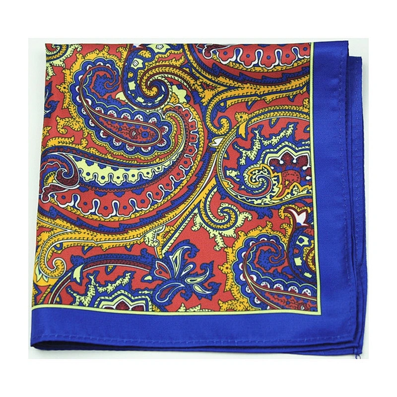 paisley hanky satin silk hankyscarlet hanky DPS5355