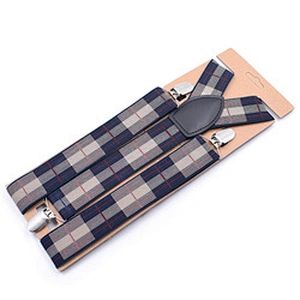 hot sale mens multi color polka dot  and stripe pattern suspenders