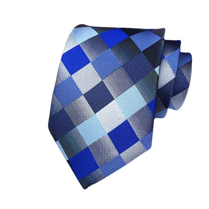 Custom Jacquard Woven Gravatas Masculina Polyester Lattice Neck Ties For Men Luxury Paisley Necktie