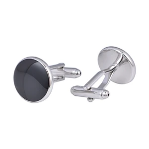 Wholesale Silver Cufflink and Studs Sets Cuff Links or Tie Clips 2cufflinks and 4 Studs Brass White Steel