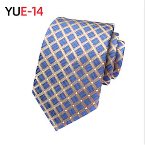 Luxury Paisley Necktie Custom Jacquard Woven Gravatas Masculina Polyester Lattice Neck Ties For Men