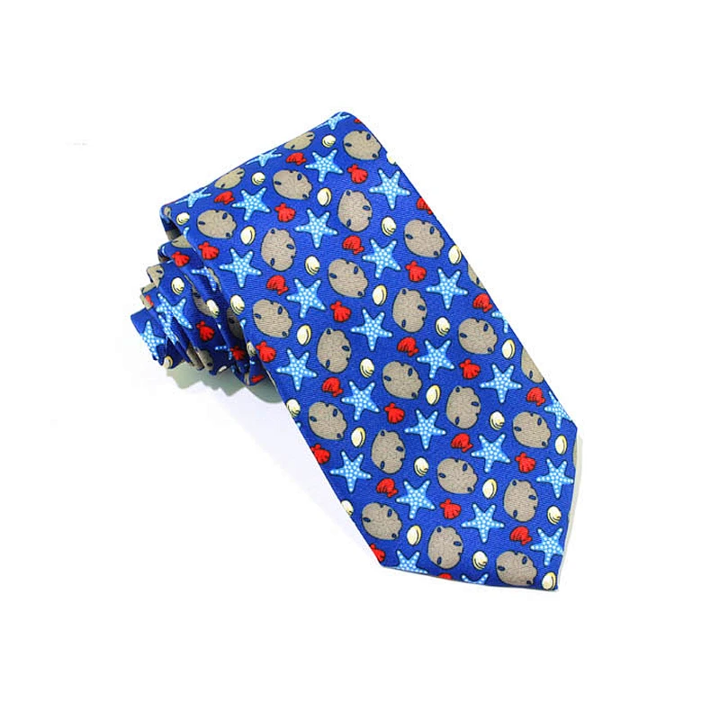 Custom Digital Printed  Mens 100% Silk Print Neck Tie