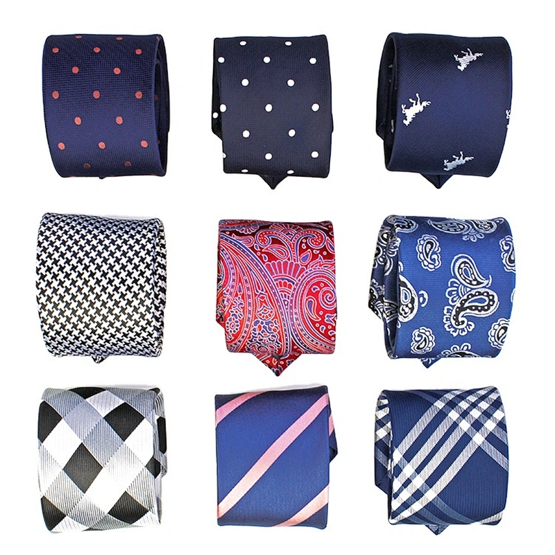 Wholesale Men Woven Silk Ties Set Fashion Wide Silk Neckties Set Neck Ties Men Custom Logo Corbatas
