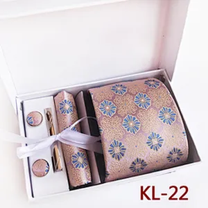 Custom Tie Clip Set Men Fashion Pince Cravate Casual Tie Pins For Men Necktie Hanky Cufflinks Set With Gift Box