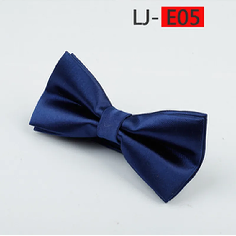 2021 Bow Ties for Men Handmade Casual Party Self Tie Bowties Solid Noeud Papillon Slim Wedding Kids Bow Tie with Box
