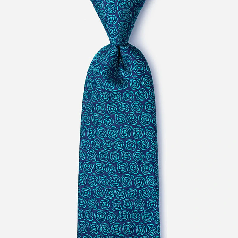 high quality classical popular navy jacquard ties
