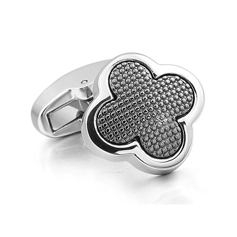 Custom Cufflinks Men Sublimation Cuff Links Set Silver Luxury Cufflinks Box For Men
