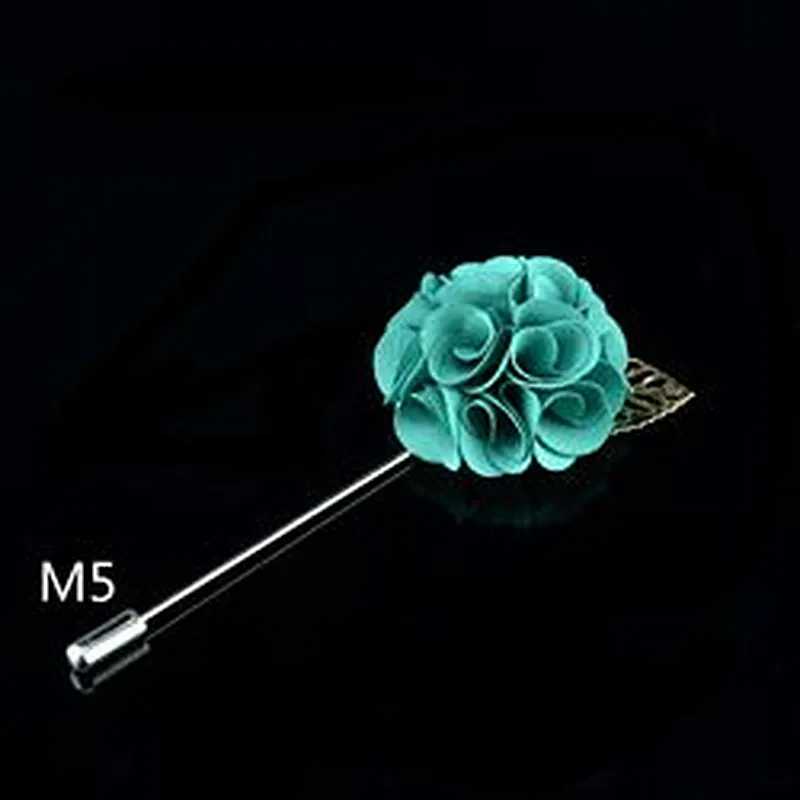 Custom flower boutonniere wedding Fashion womens brooch flower pin Wholesale flower lapel pins mens suit
