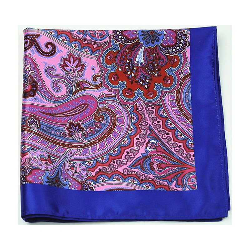 personality custom made handkerchiefs /paisley pocket square DPS5378