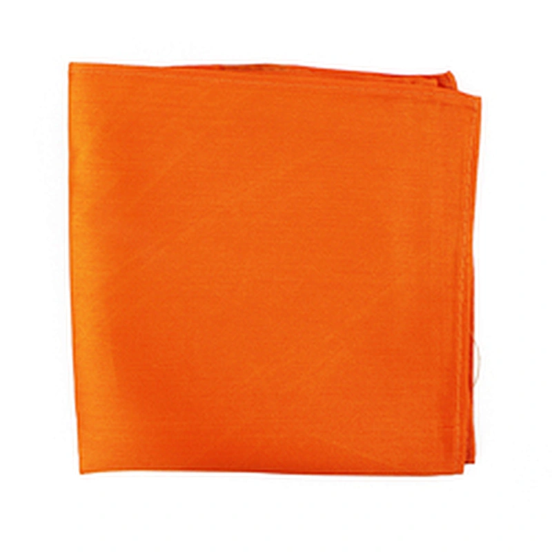 Mouchoir Solid Color Scarfs Polyester Plain Square Scarf Foulard Carre Satin Pocket Square For Men