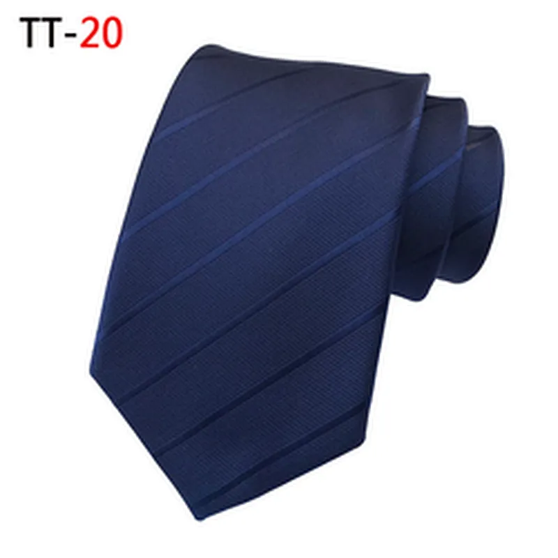 Fashion Striped Neck Ties For Men Casual Necktie Set Gift Box Custom Logo Polyester Woven Corbatas Hombres