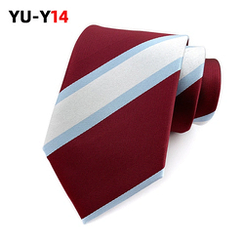 Wholesale classical Stripe Men Ties Custom Necktie Luxury Mens Polyester Ties