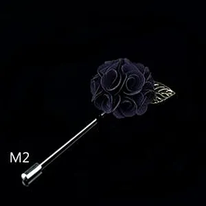 Custom flower boutonniere wedding Fashion womens brooch flower pin Wholesale flower lapel pins mens suit