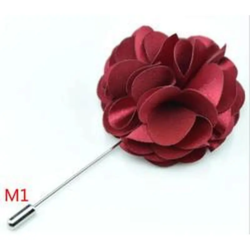 custom corsage flower lapel pin fashion womens brooch flower pin wholesale boutonniere flower wedding corsage