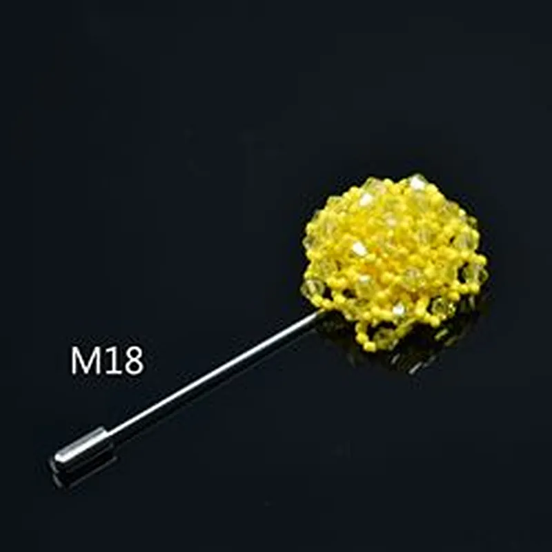 Groomsman Corsage Flower Fashionable Broches Pins Brooches Women Custom Lapel Pins For Suit Men