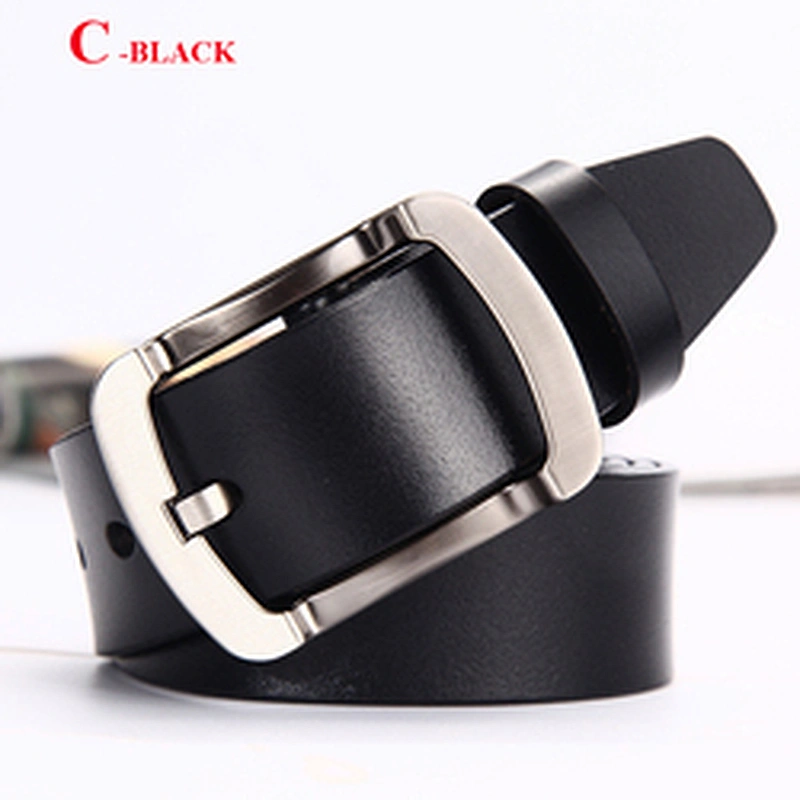 Wholesale Fashion Casual Adjustable Alloy Buckle Genuine Leather Belt for Men