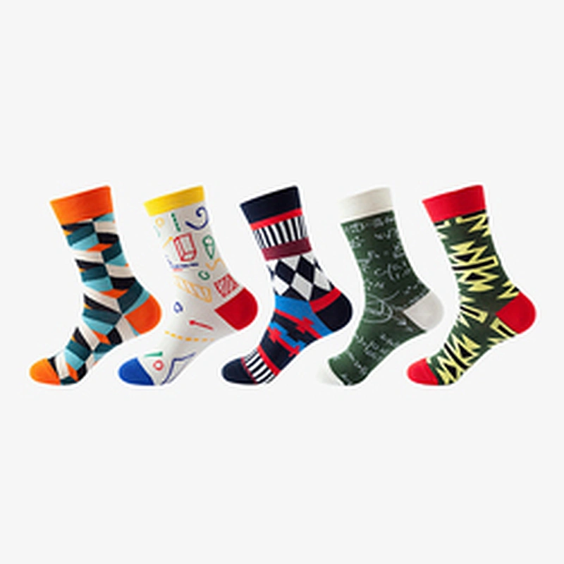 Wholesale 5-pack men and women anime cartoon long socks