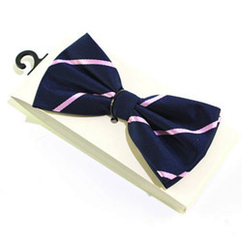 Wholesale Striped Color Boys Bow Ties