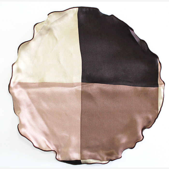 round pocket square handmade stylish handkerchief pocket square men's hanky PR0018