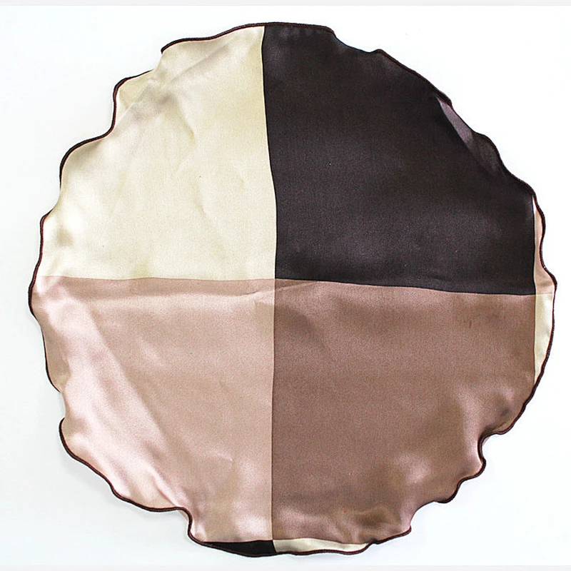 round pocket square handmade stylish handkerchief pocket square men's hanky PR0018