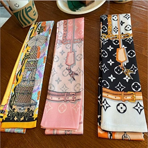 Wholesale Satin Bag Scarf Fashion Custom Logo Other Scarves & Shawls