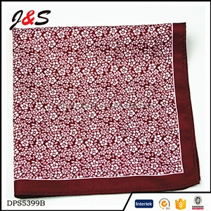 Wholesale High Quality Custom Handkerchief Men 100% Silk Custom Logo Accept Custom Printed Adults