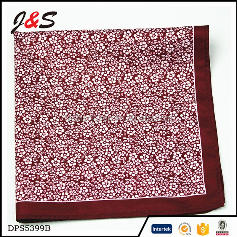 Wholesale High Quality Custom Handkerchief Men 100% Silk Custom Logo Accept Custom Printed Adults