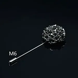 Groomsman Corsage Flower Fashionable Broches Pins Brooches Women Custom Lapel Pins For Suit Men