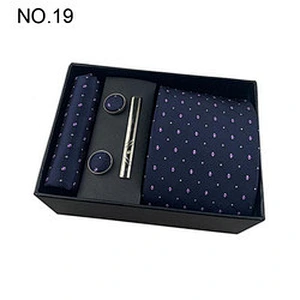 Fashion Mens Custom Business Cufflinks And Ties Gift Set
