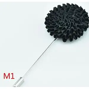 Designer flower brooch lapel pin Luxury groomsman corsage flower Custom lapel pins for suit men