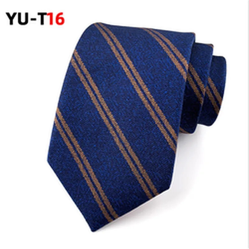 Casual Corbatas Hombres Striped Neck Ties For Men Polyester Woven Necktie Set Gift Box Custom Logo