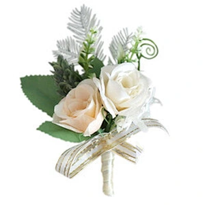 Fashion groom boutonniere Wholesale Wedding Corsage Flower Pins Brooches Mens Lapel Pin Custom