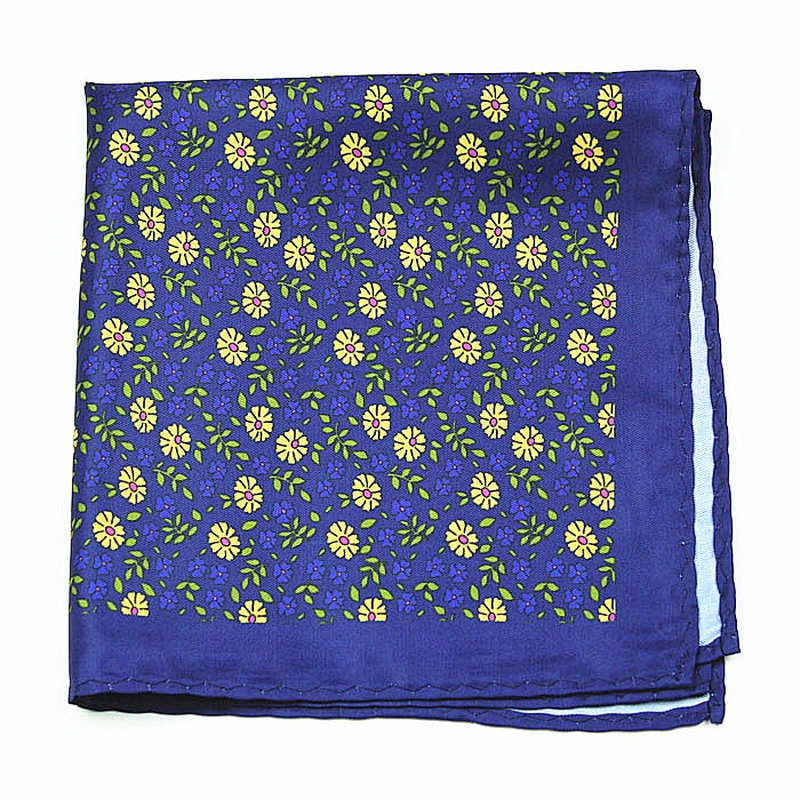 2018 NEW LATEST customise handkerchief dot pocket square high quality handchief silk DPS5713