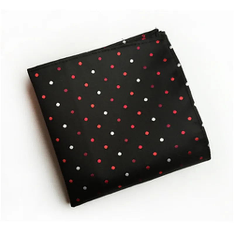Customised Pocket Square Dot Men's Handkerchief In Gift Box Luxury Enbroidered Hanky Einstecktuch panoletas