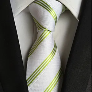Custom Neck Ties For Men Fashion Gravata Masculina Casual Grid Silk Necktie Set Gift Box