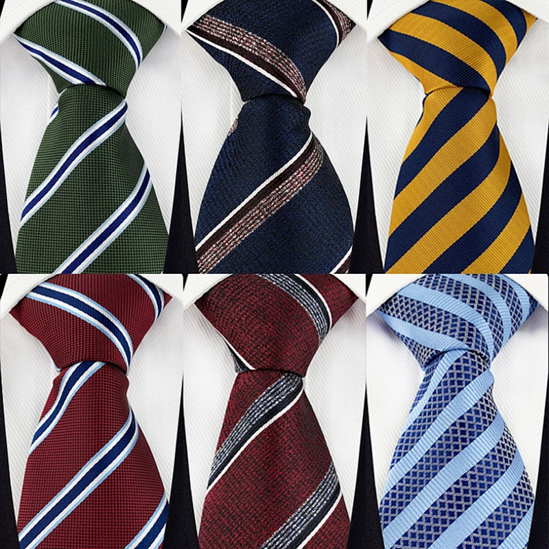 Fashion Ties Men Custom Logo Wedding Necktie Party Neck Ties For Men Italian Classic Xadrez Gravatas Estampadas
