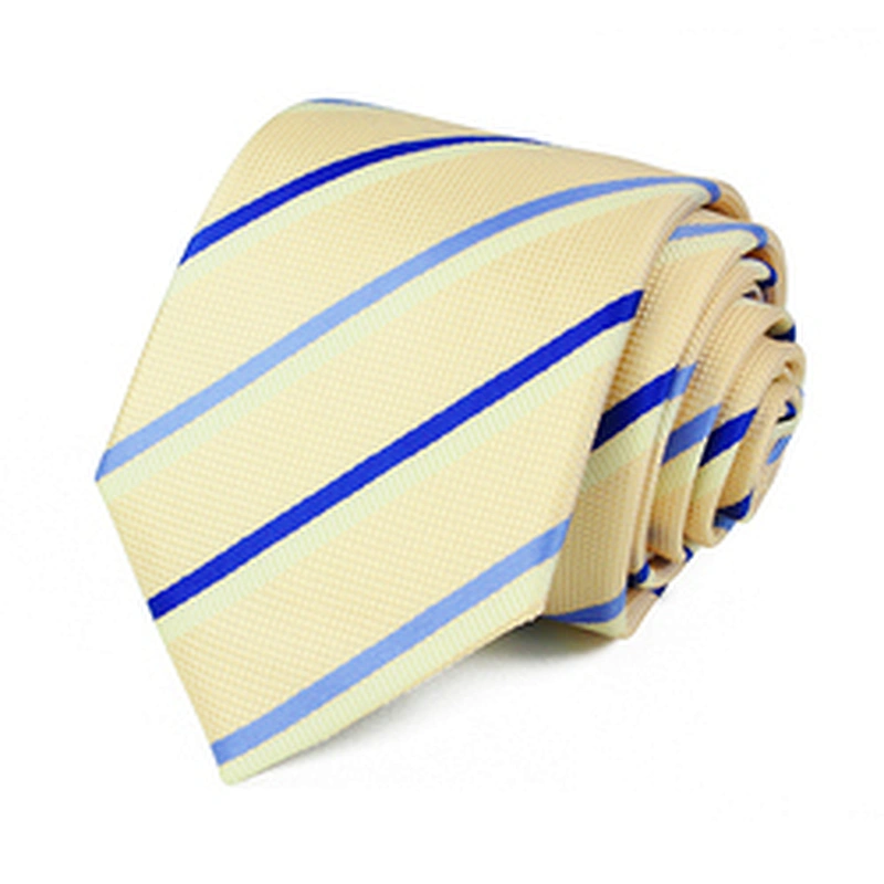 Striped Tie Sublimation Neckties Twill Jacquard Tie Yarn-dyed Polyester Ties Corbatas Hombres