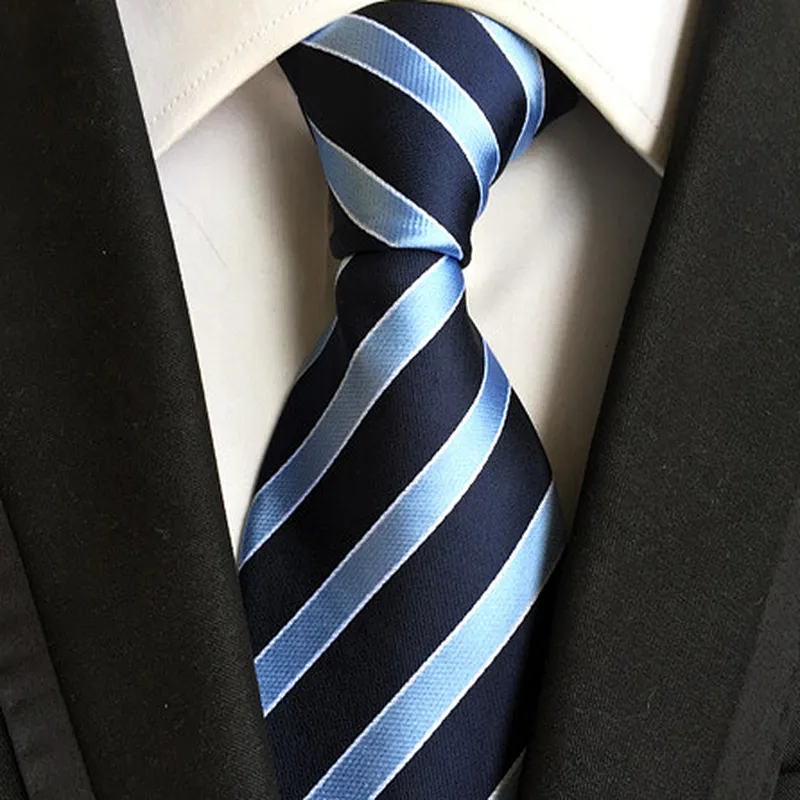 Wholesale Silk Necktie Set Gift Box Casual Grid Gravata Masculina Polyester Woven Neck Ties For Men