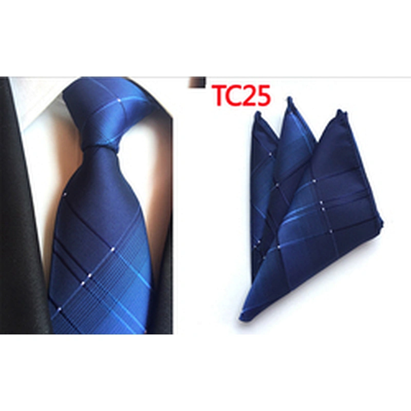 Custom Men Ties and Hanky Set Casual Paisley Neckties with Pocket Square Geometry Ensemble Cravate Mouchoirs