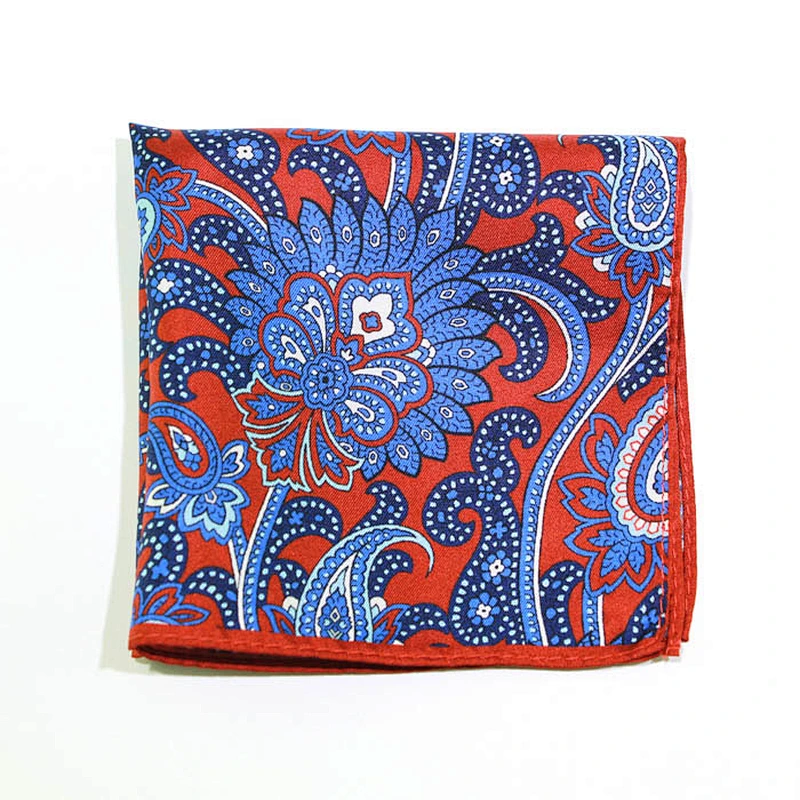 Wholesale Latest Custom Polyester Printing Pocket Square Handkerchief