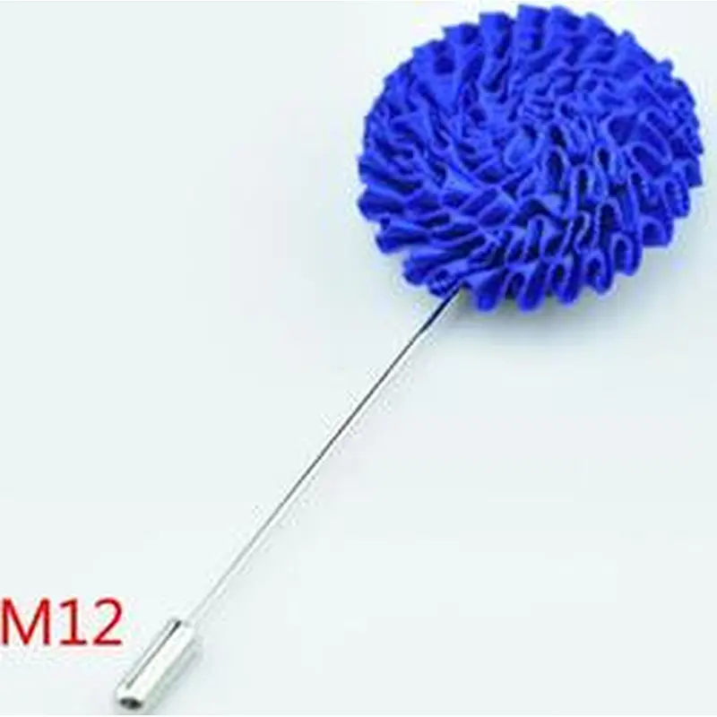 Designer flower brooch lapel pin Luxury groomsman corsage flower Custom lapel pins for suit men