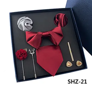 Custom Cufflinks Men Luxury Gold Silver Bouton Manchette Fashion Cuff Links Tie Clips with Gift Box