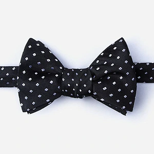 Bow Tie Burgundy Wedding Brand Polyester for Men Custom Designs Colorful Dobby Gift Box Set