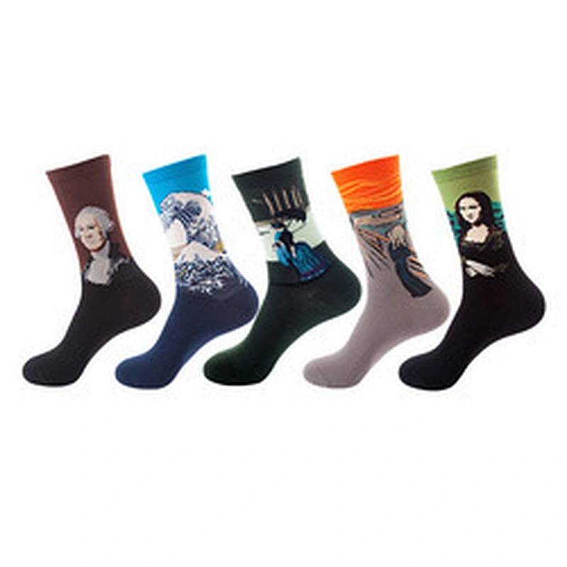 Wholesale Cotton Colorful Fruit Animal Festival Funny Crew Women Men Custom Unisex Funny Socks