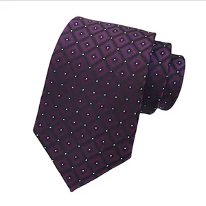 Classic Stripe Neck Ties For Men Luxury Ties Men Custom Logo Polyester Woven Corbatas Hombres