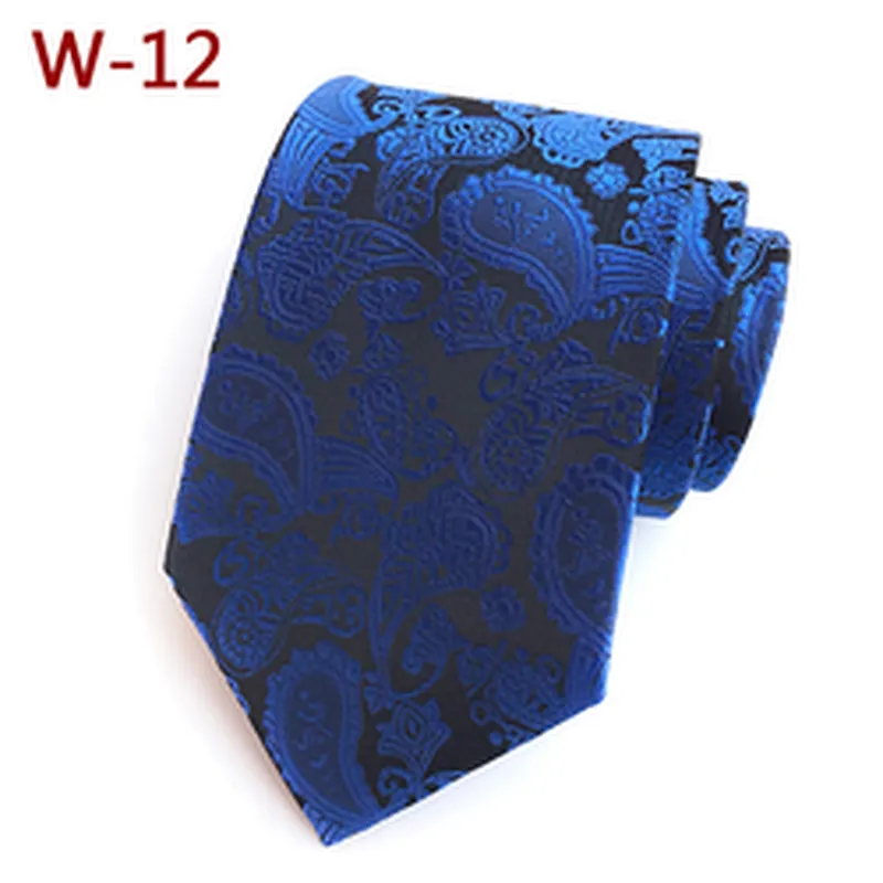 Casual Cravate Pour Homme Polyester Paisley Neck Ties For Men Custom Neckties Men Jacquard Woven